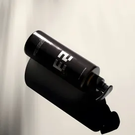 Amber Glass Slim Pump Bottle With Shadows 04